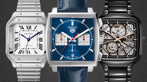 cartier watch square|affordable automatic square watch.